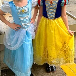 Cinderella and Snow White Girls Halloween Costume